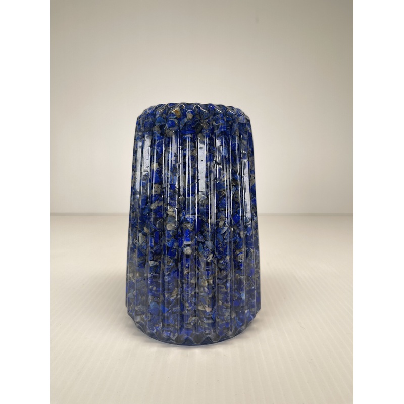 Lapis lazuli Crystal Vase