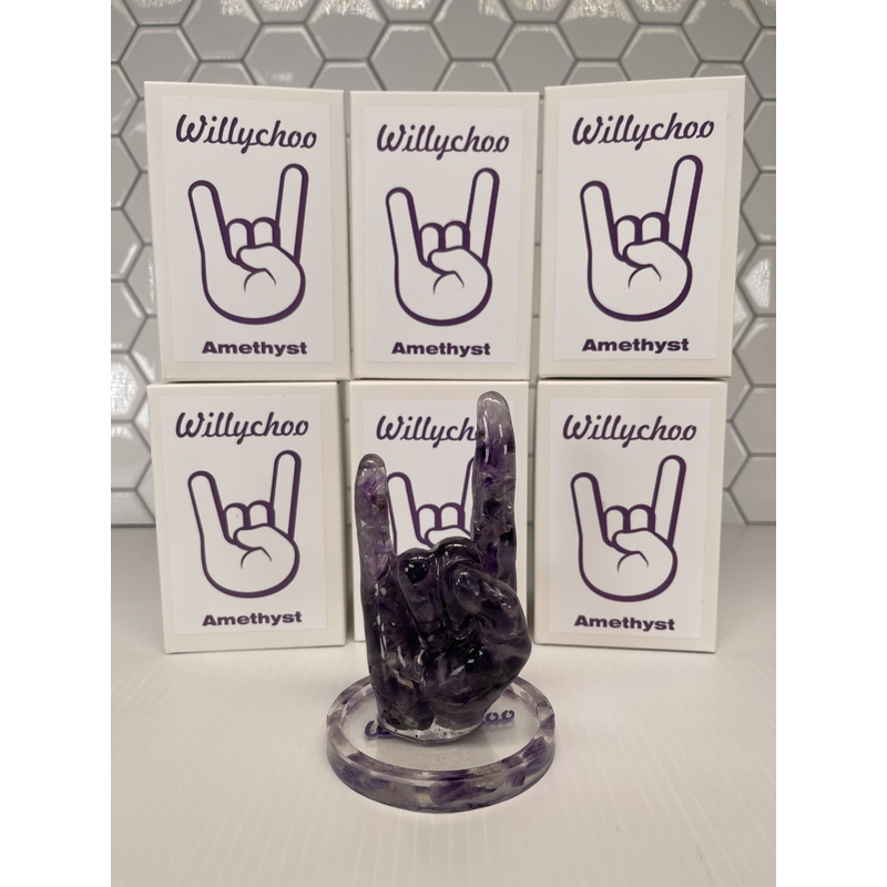 Amethyst - Rock on hand