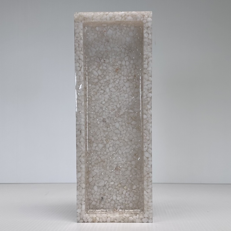 White Quartz Crystal Tray