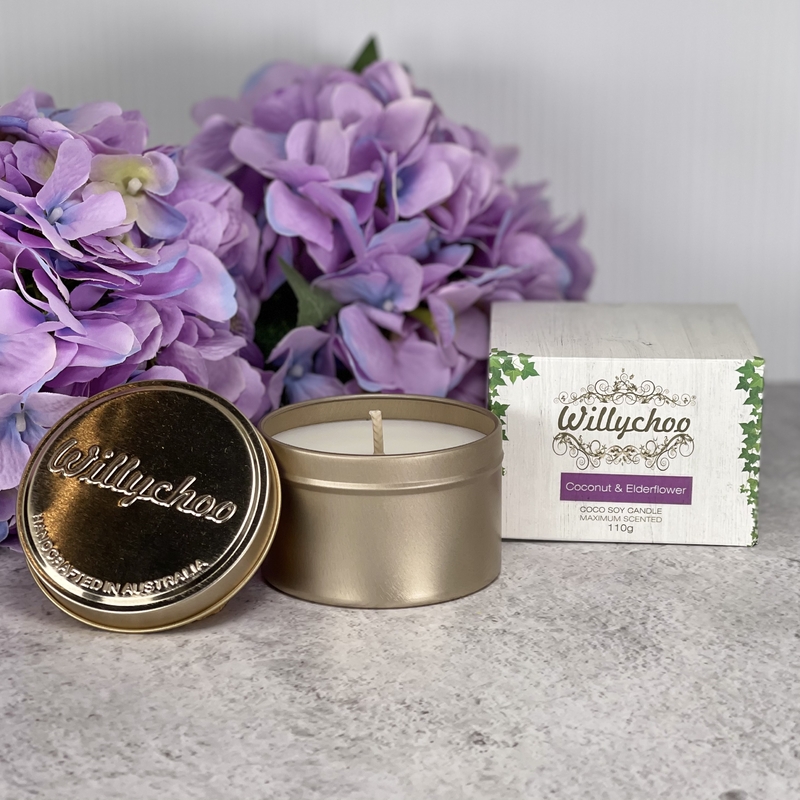 Coconut & Elderflower Travel Tin