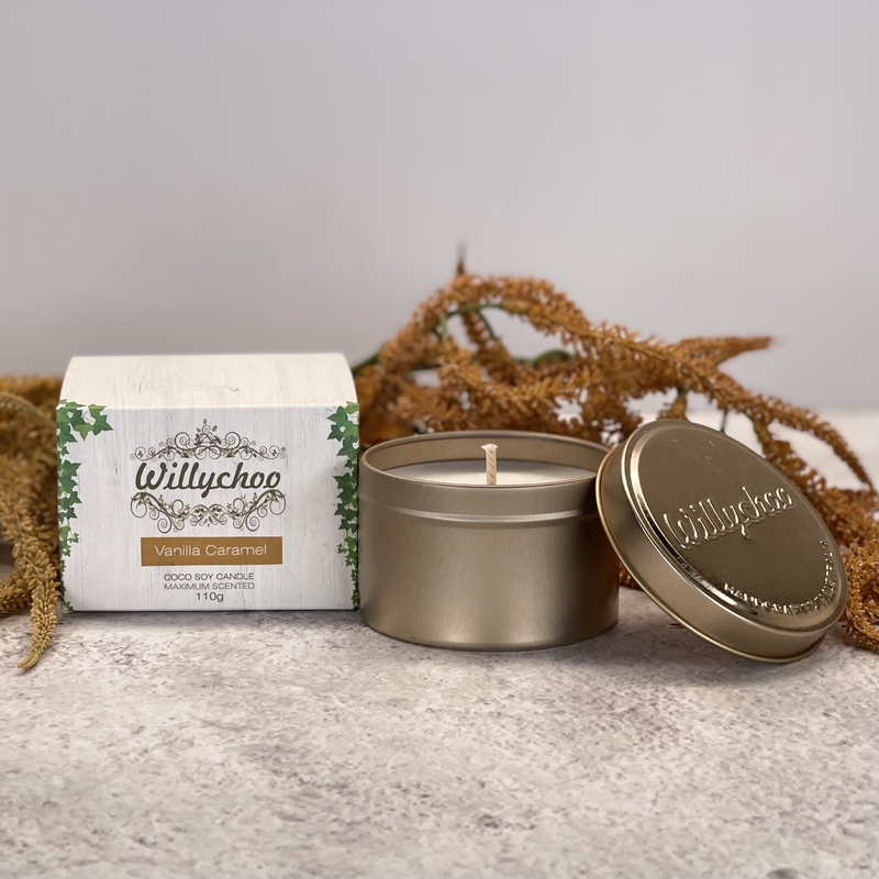 Vanilla Caramel Travel Tin